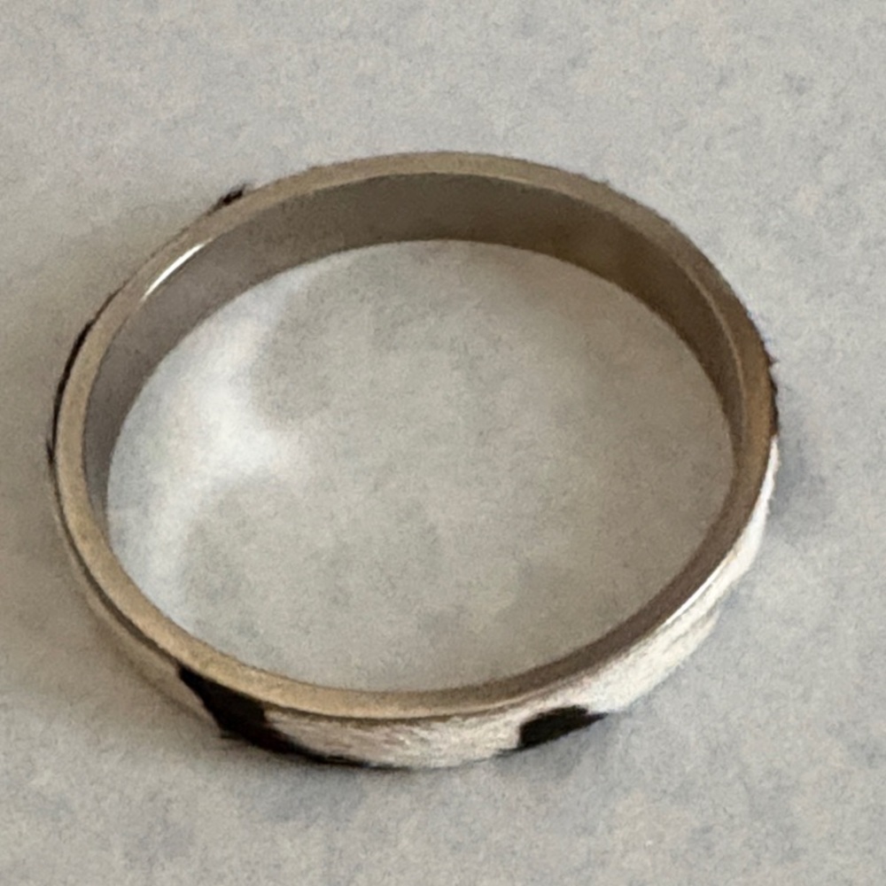 Black and White Bangle Bracelet